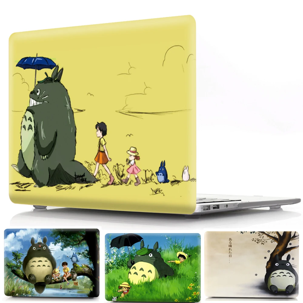Жесткий чехол Carry360 Totoro для 2018 нового Apple Macbook Air Pro Retina Touch Bar 11 12 13 3 15 дюймов A1932/A1989 +