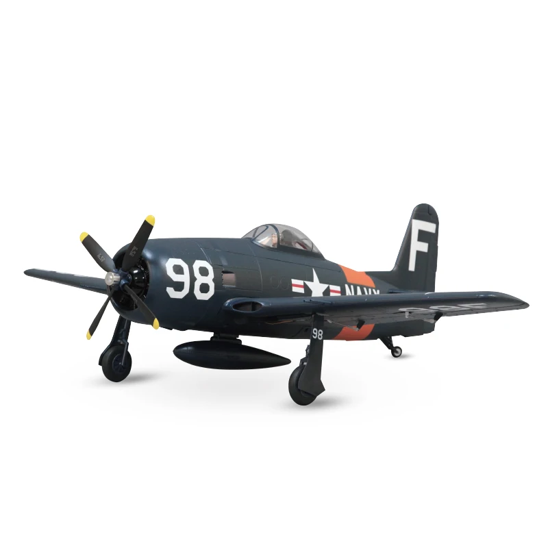 FMS 1100 мм 1 м F8F Bearcat 6CH с закрылками убирает 3S EPO PNP RC самолет Warbird хобби модель