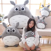 Fancytrader Japan Anime Totoro Plush Toy Giant 90cm Cute Cartoon Stuffed Totoro Doll Kids Pillow Baby Bedroom Decoration