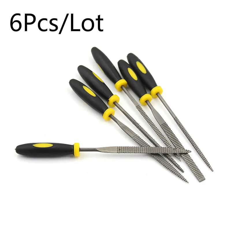 

Набор инструментов для работы с металлом, 6 шт., плоский алмаз мини файлы, титан игла для покрытия