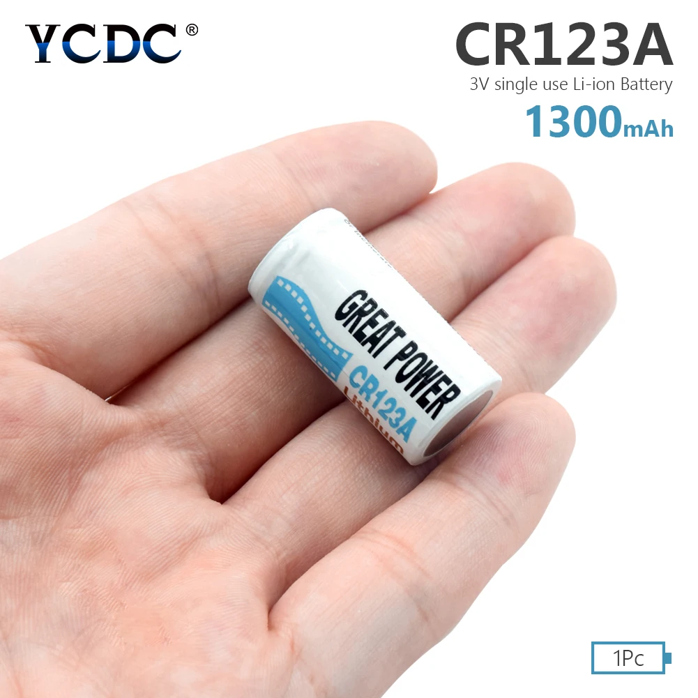 CR123A 3V Новая оригинальная Высококачественная литиевая батарея li ion CR17345 K123A DL123A