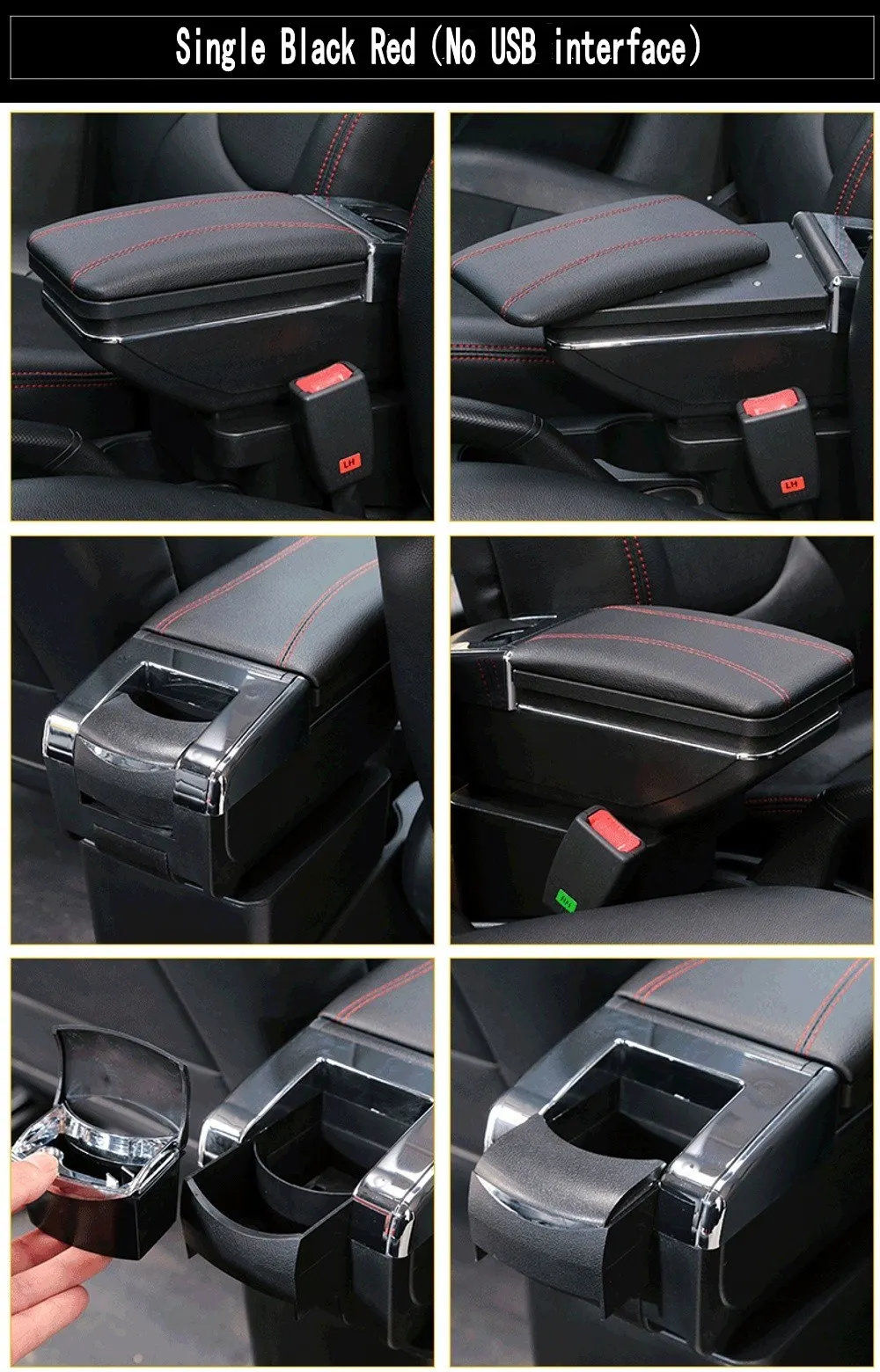 Для hyundai акцент подлокотник 2006 2007 2008 2009 2011+ USB+ двойной Слои+ свет