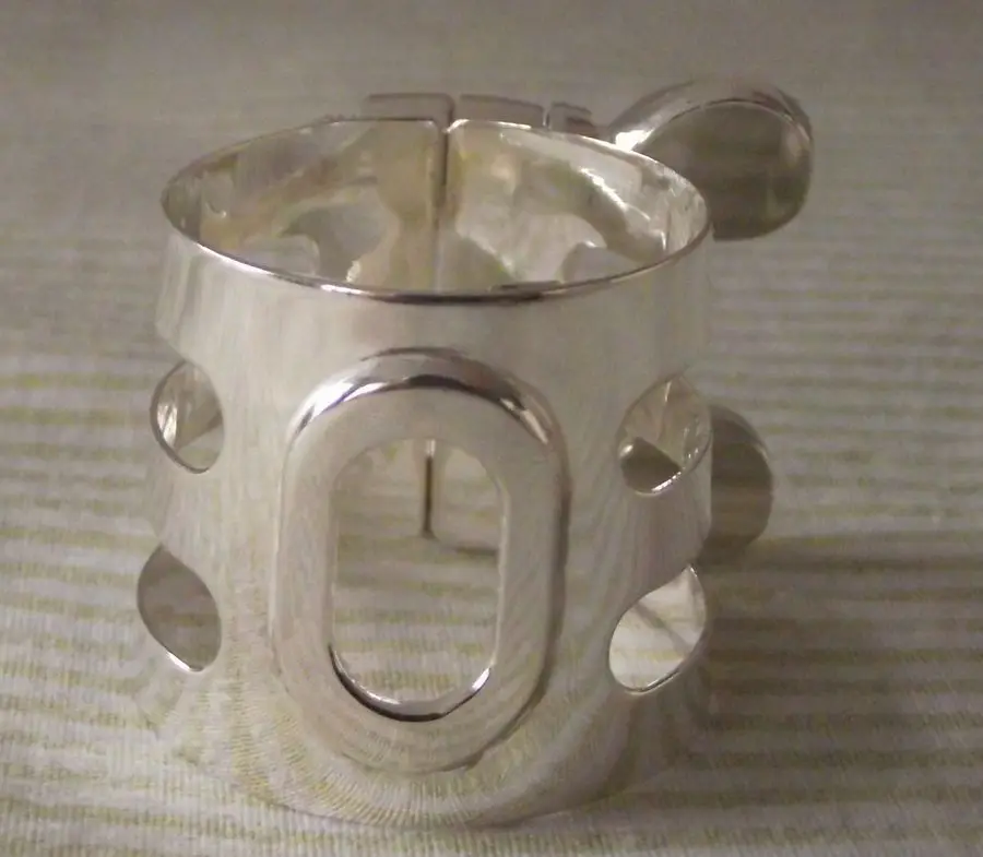 Alto saxophone Ligature Sax parts nickel plated | Спорт и развлечения