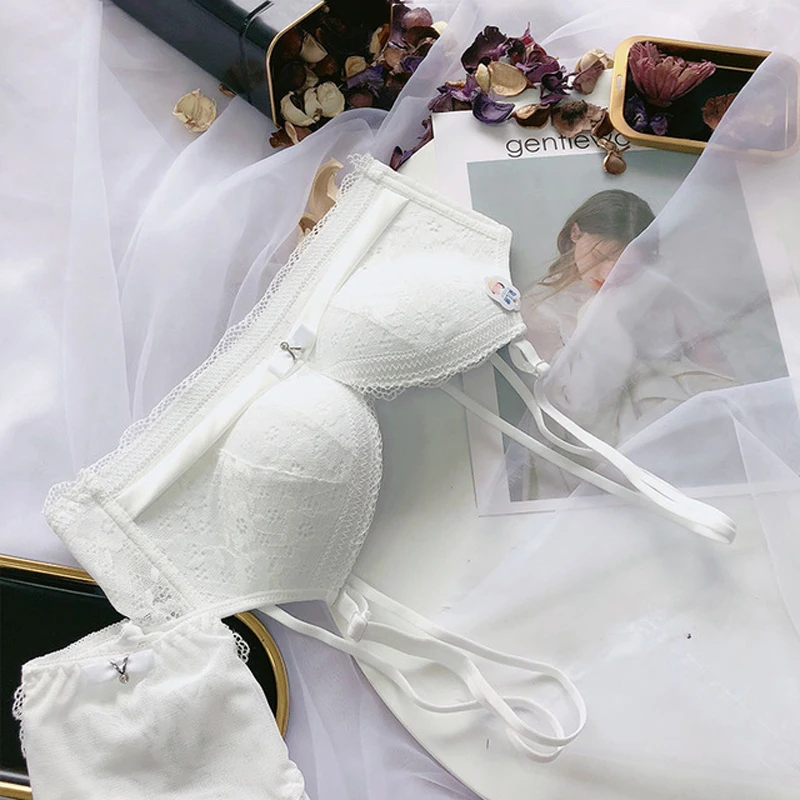 Женские кружевные бюстгальтеры Roseheart зеленые и розовые хлопковые трусики