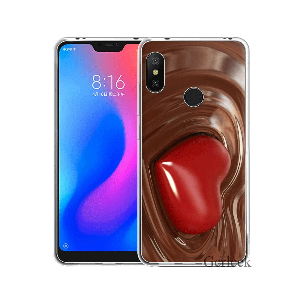 Жесткий чехол Desxz Chocolate для Xiaomi Mi A2 A1 5X6X6 8 9 9se 5 5S MAX 3 Lite | Мобильные телефоны и