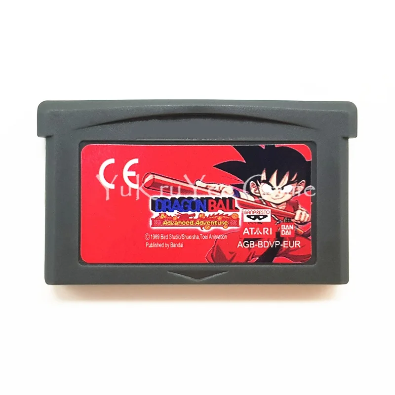 Dragonball Adventure Dragon Ball серия Видеоигры карта памяти картриджа для 32 бит аксессуары для консоли - Цвет: Dragonball Adventure