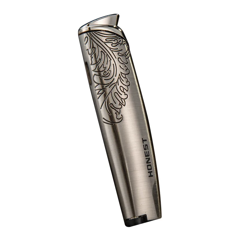 Lighter High-end Creative Personality Straight Into The Windproof Cigar Outdoor Inflatable Gadgets for Men Gift | Дом и сад