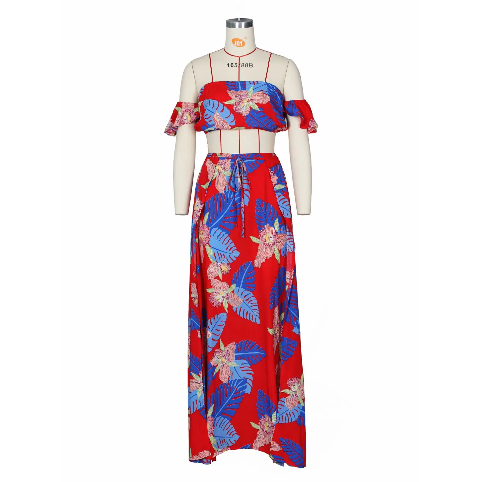 Женский летний комплект из двух предметов пикантный укороченный топ с открытыми