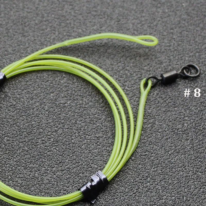 Вертлюжное кольцо SafeZone Leader 30IB для ловли карпа рыболовная снасть Flurocarbon Leadcore с