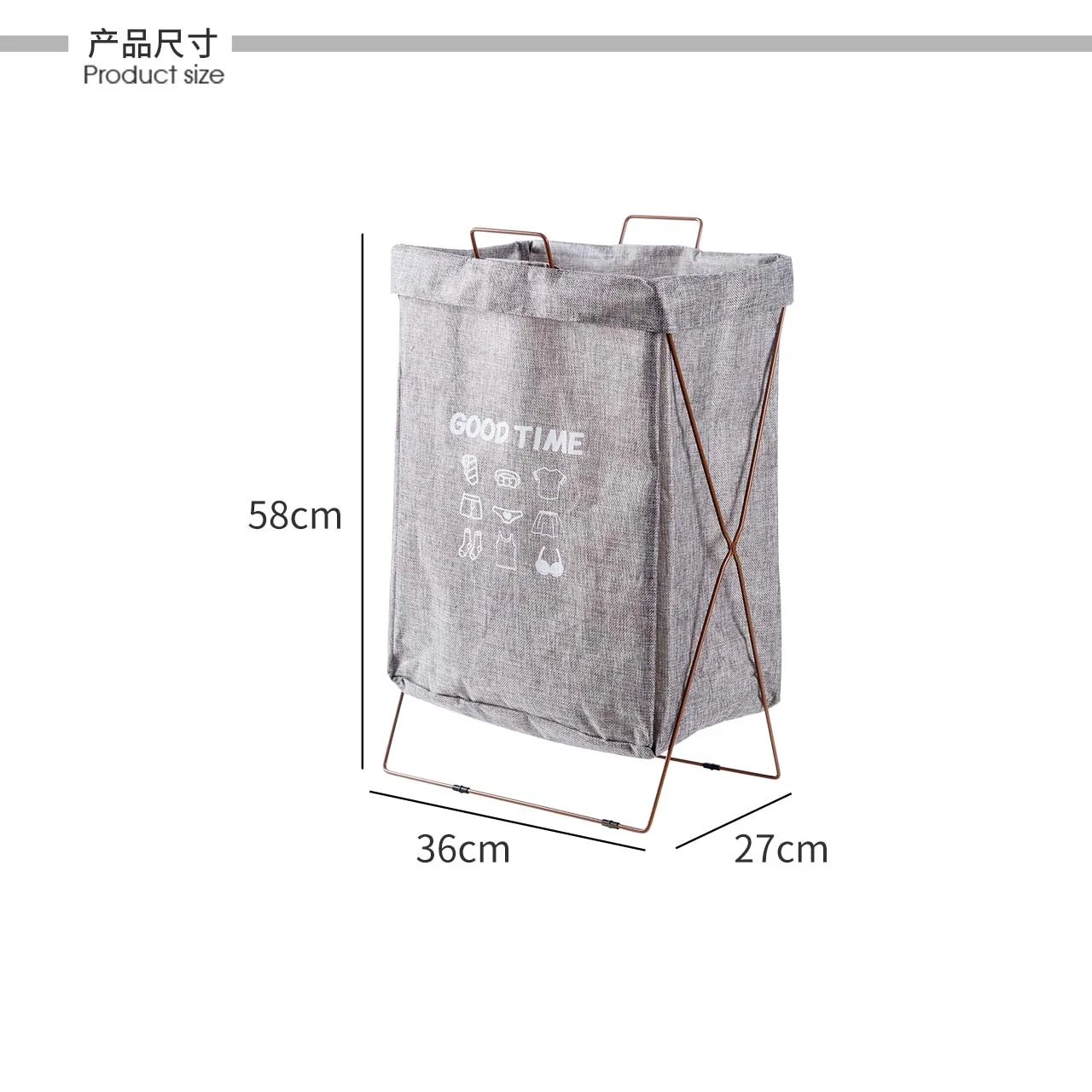Fabric folding hamper dirty clothes storage basket portable bathroom large waterproof laundry home Organizer mx2251639 | Дом и сад