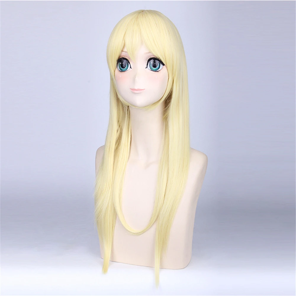 LoveLive Ayase Eli челка длинные волосы парик костюм Хэллоуин Аниме унисекс