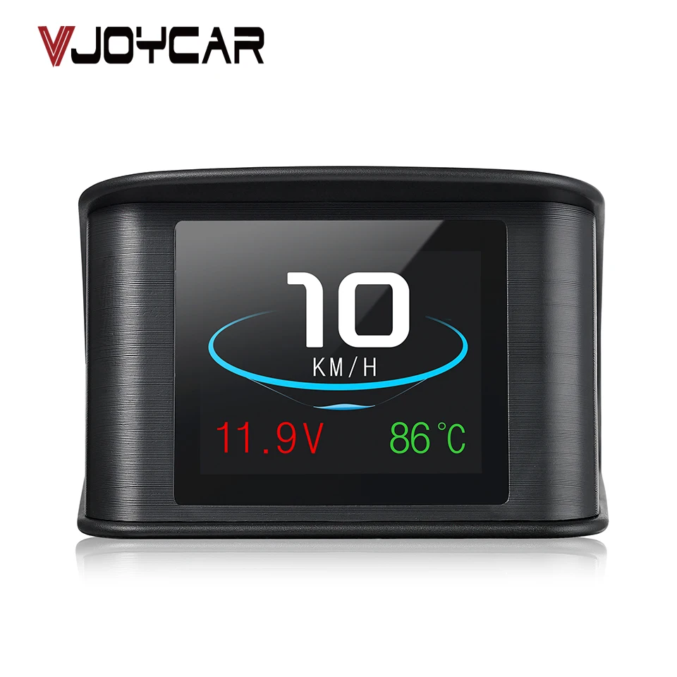 VJOYCAR Hud gps OBD компьютер автомобиля Скорость проектор Цифровой Скорость ometer Дисплей расход топлива Температура датчик инструмент диагностики