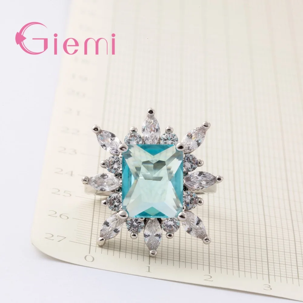 Luxury Romintic For Women Girls Pretty Good Surprise 925 Sterling Silver Cubic Zirconia Jewelry Big Promotions Hot Sale | Украшения и