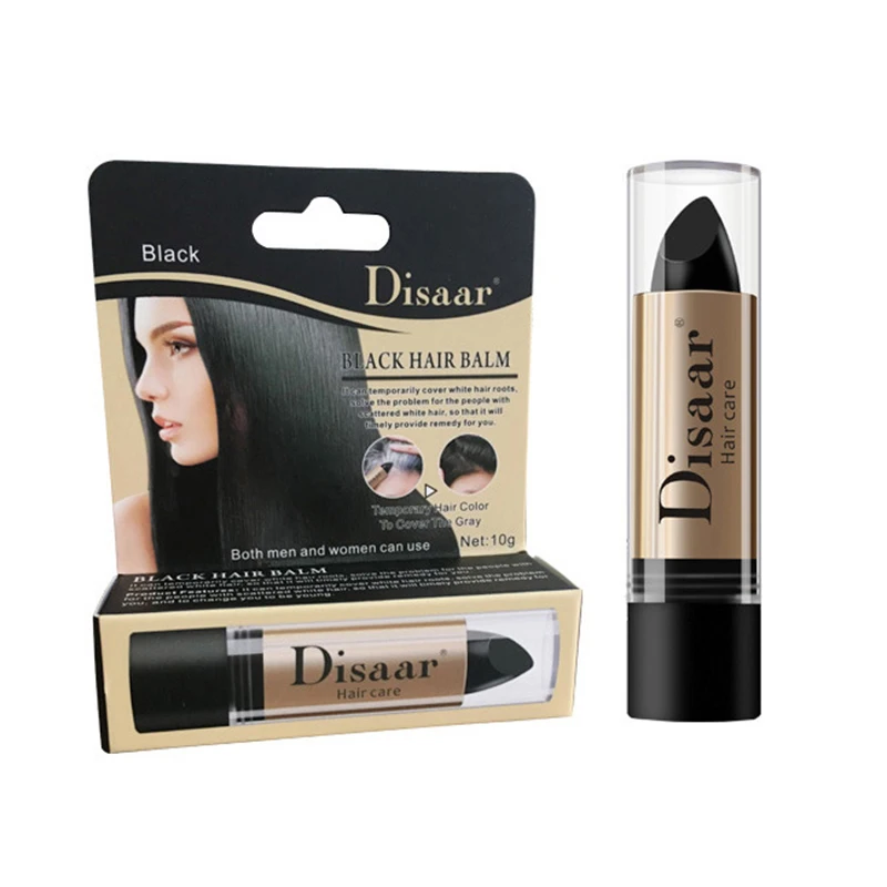 

Natural Plant Hair Color Dye Pen Hair Stick Lasting Fast Temporary Hair Dye To Cover Portable Pen Hairline Coloring Tool TSLM1