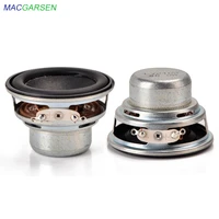 macgarsen 2pcs 45mm repair portable speaker unit 4 ohm 8w usb musical speakers for pc 1 75 inch 18 core round rubber loudspeaker