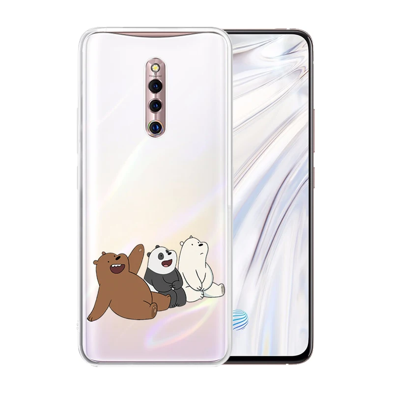 Мягкий силиконовый прозрачный чехол из ТПУ для VIVO X27 Pro X23 X21 X20 X7 X9S Plus Прочный с