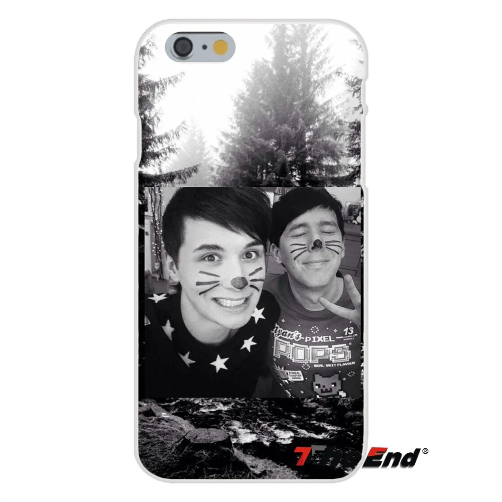 Group of Dan and Phil Collage Pattern For Xiaomi Redmi 4 3 3S Pro Mi3 Mi4 Mi4C Mi5S Mi Max Note 2 Slim Silicone Case | Мобильные