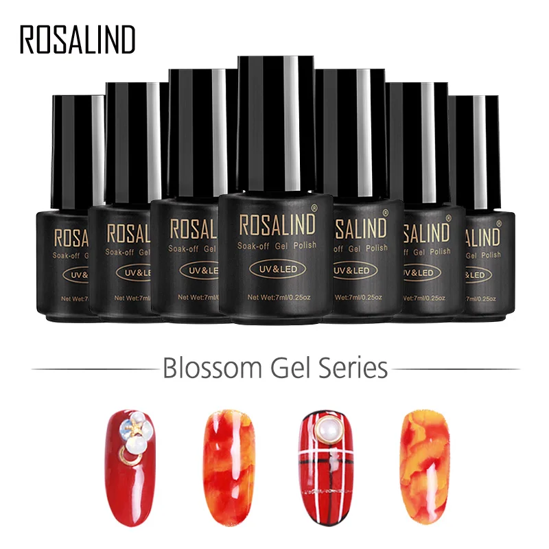 ROSALIND гель 1 S дизайн ногтей desgin Blossom средство для полировки своими руками Цветущий