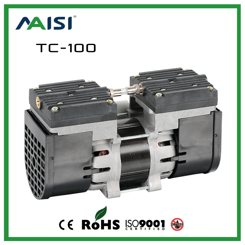 (TC 100) 220В (AC) 24л/мин 100Вт безмасляный Воздушный вакуумный насос|air vacuum pump|vacuum pumpair |