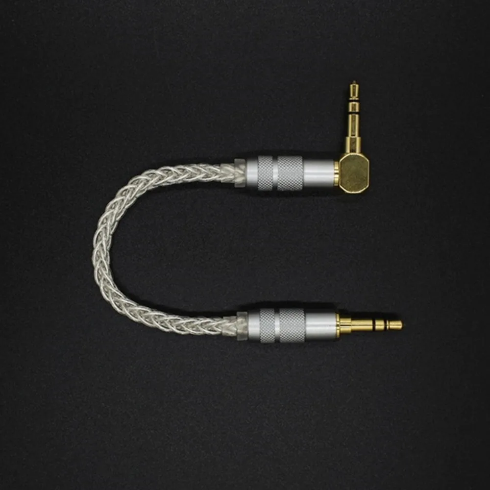 FENGRU ручной 10 см AUX кабель папа 128 ядерный плетеный стерео аудио для Walnut V2/V2S Zishan Z1/Z2