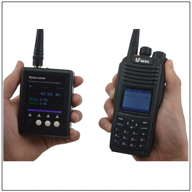 Портативный счетчик частот SURECOM 27 МГц 3 ГГц с декодером CTCSS/DCS (аналоговый и