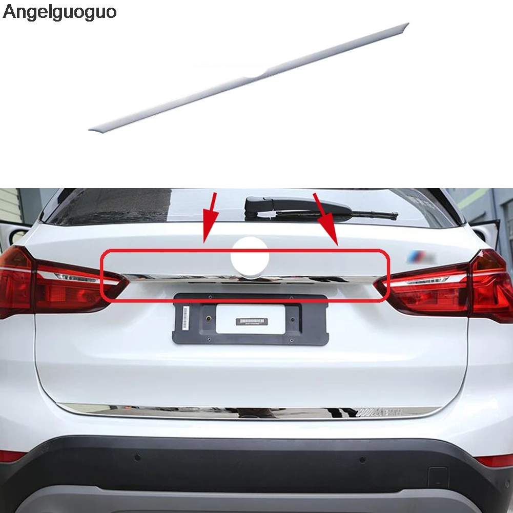 Angelguoguo молдинговая крышка багажника из нержавеющей стали для BMW X1 F48 2016 2017