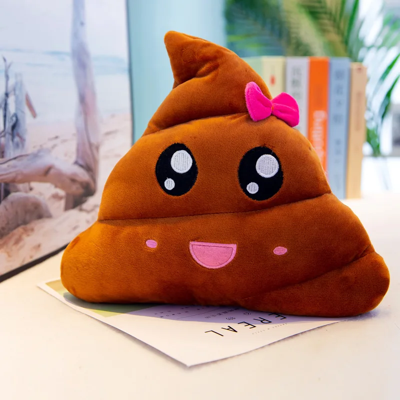Декоративные подушки для стульев 16 см Poop домашнего декора диван Emoji Подушка Милая