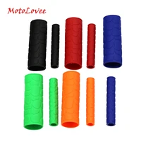 motolovee universal 1 pair motorcycle handle grips cover with pattern and 1 pair handbrake covers for motorcycle scooter e bike