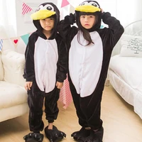 kid penguin cosplay kigurumi onesies child cartoon winter anime unicorn jumpsuit costume for girl boy animal sleepwear pajamas
