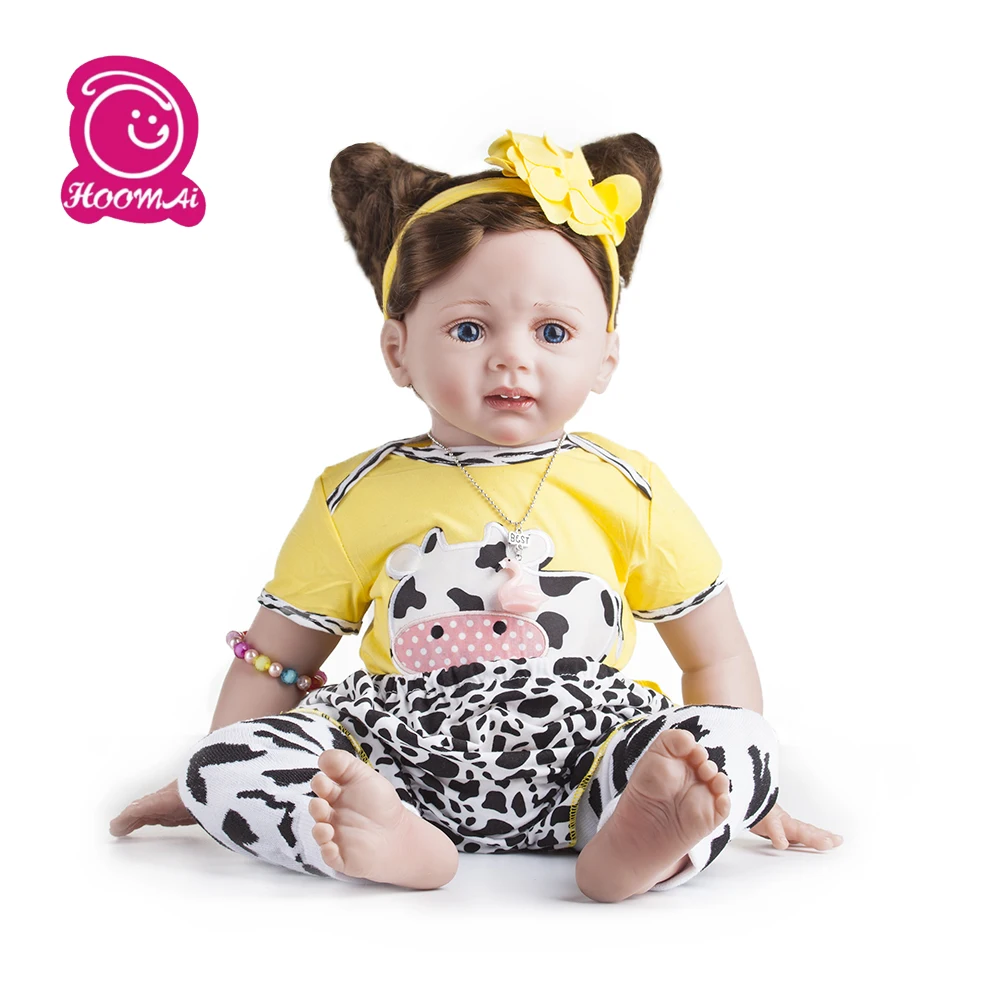 60 см новый силиконовый Возрожденный ребенок кукла игрушки принцесса Like Alive Bebe