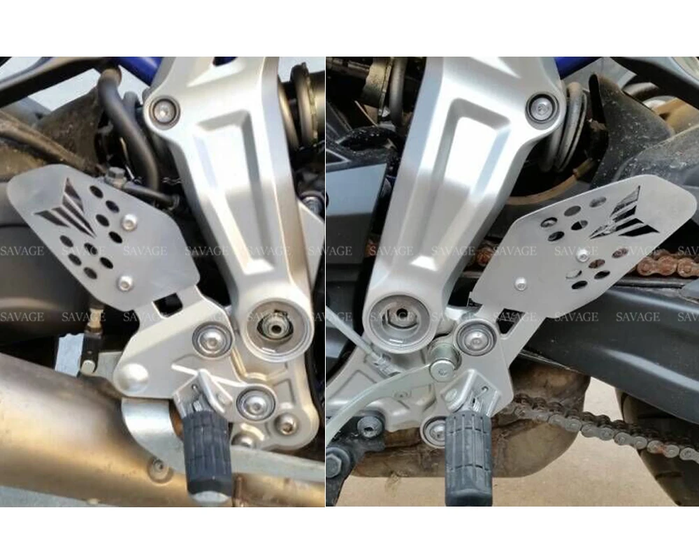 Передняя стопа колышки пятки пластины защита для YAMAHA MT-07 FZ-07 MT07 Tracer FZ07 MT/FZ 07 2014-2019