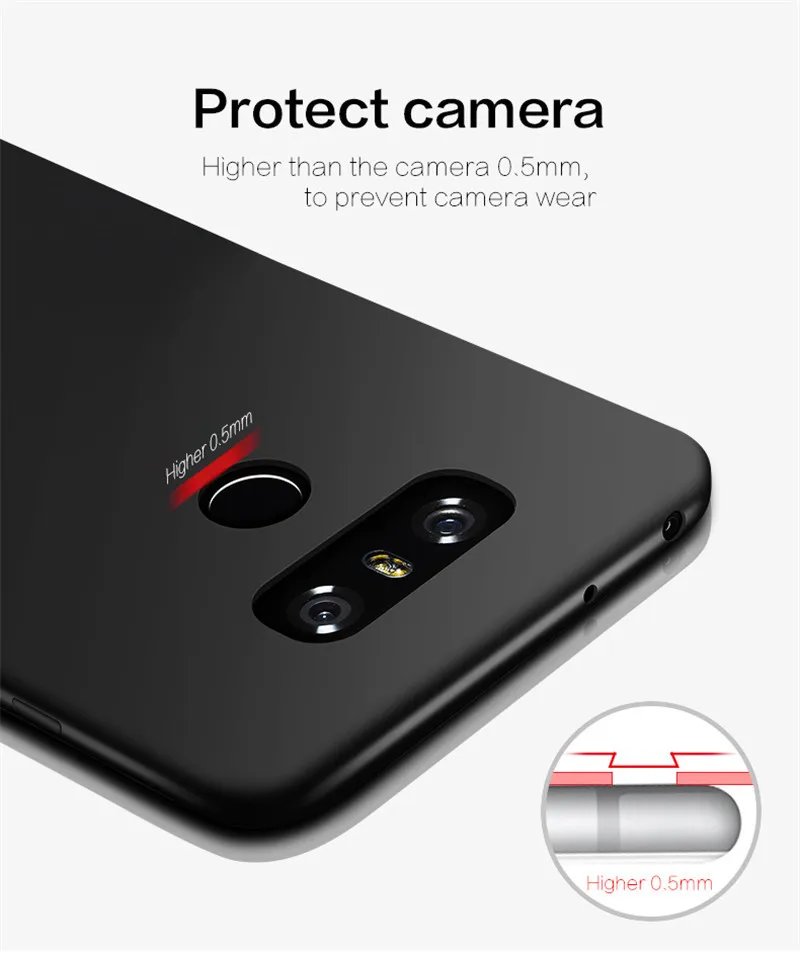 Чехол для LG G6 чехол G7 ThinQ V20 V30 Ультратонкий гладкий жесткий чехол-накладка