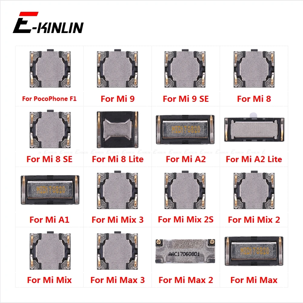 Встроенный наушник, верхний наушник для Xiaomi Mi PocoPhone Poco F1 Mi 9 8 SE Max 2 3 Mix 2S A1 A2 Lite