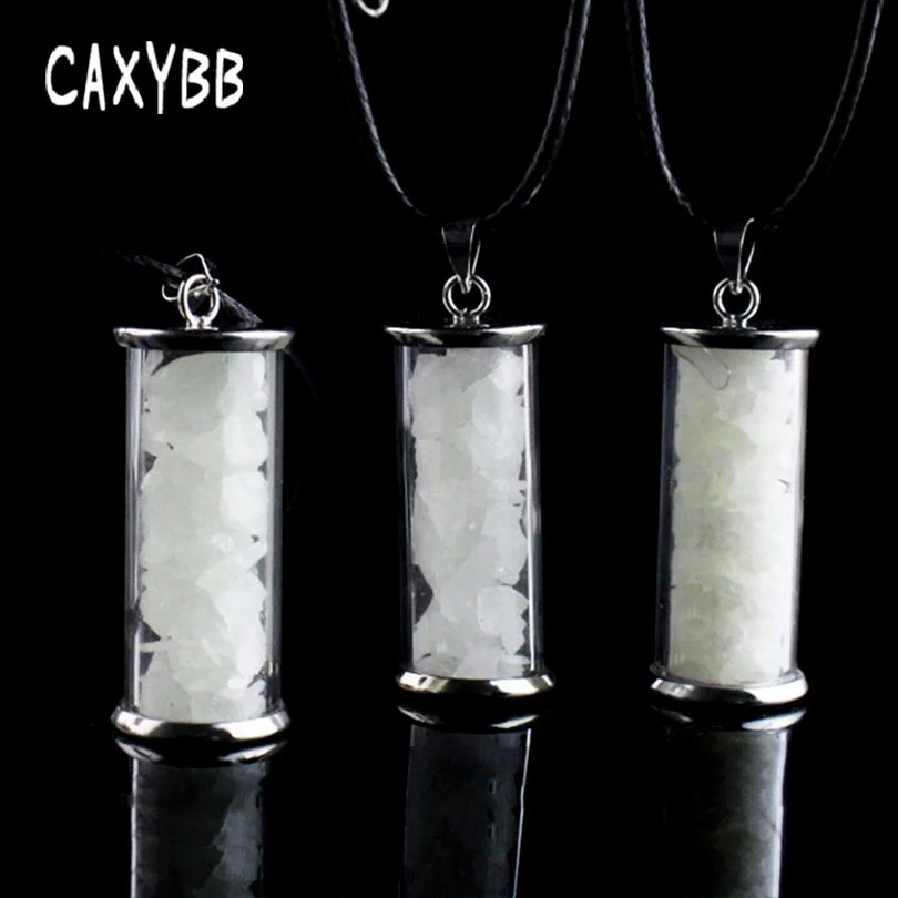 Ожерелье с подвеской в виде флуоресцентного желаемого стекла|glow in the|necklace chainstone