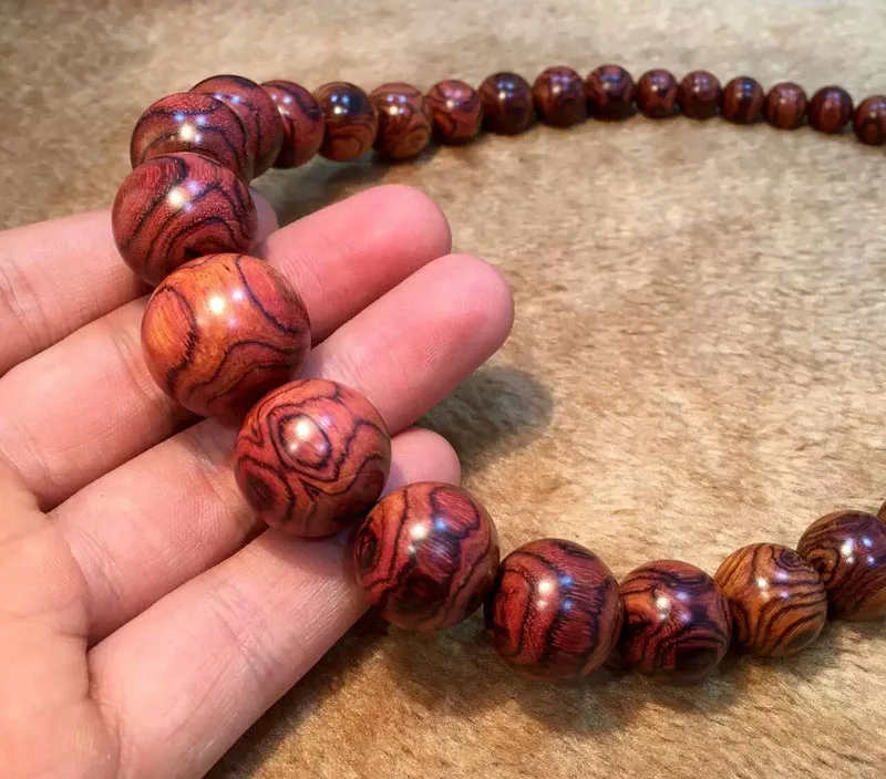 Аутентичные натуральные браслеты из старой хайнанской груши (далбергия