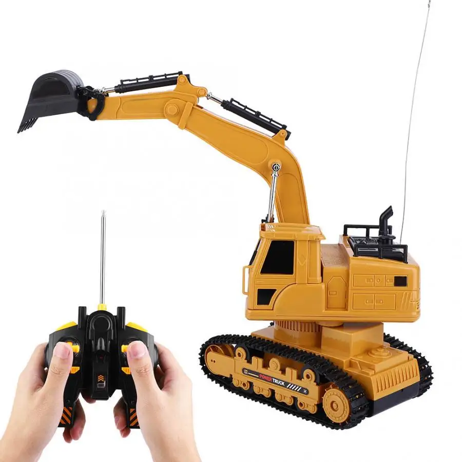 Пластик 10CH RC экскаватор Автомобиль 2 4G 1:12 детский модель дистанционного