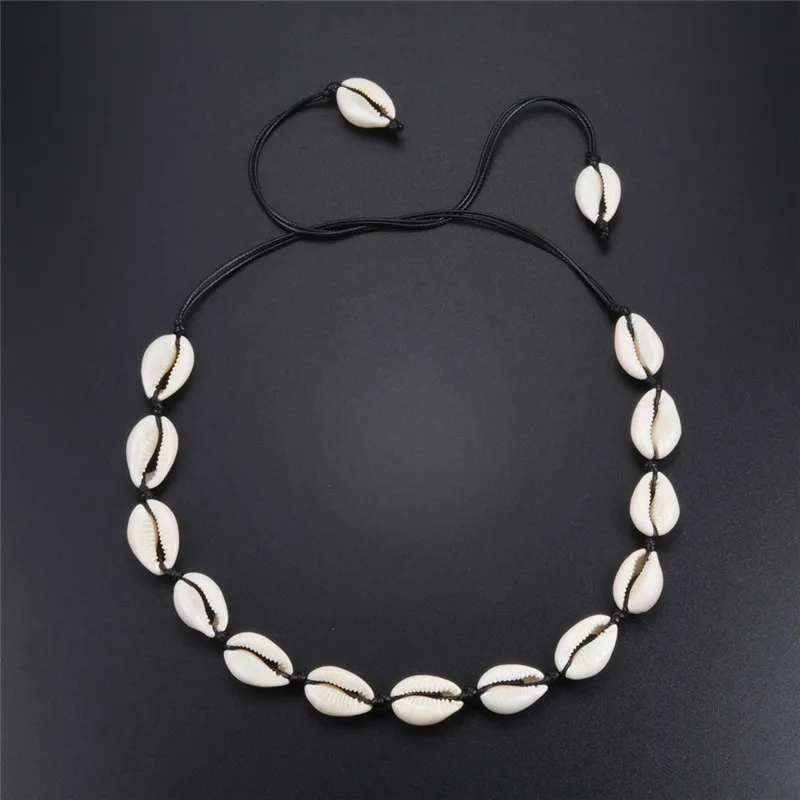 hot Fashion Shell femme Necklace Natural Shells Necklaces For Women Choker Seashell Jewelry Summer Beach Gifts DIY customization | Украшения