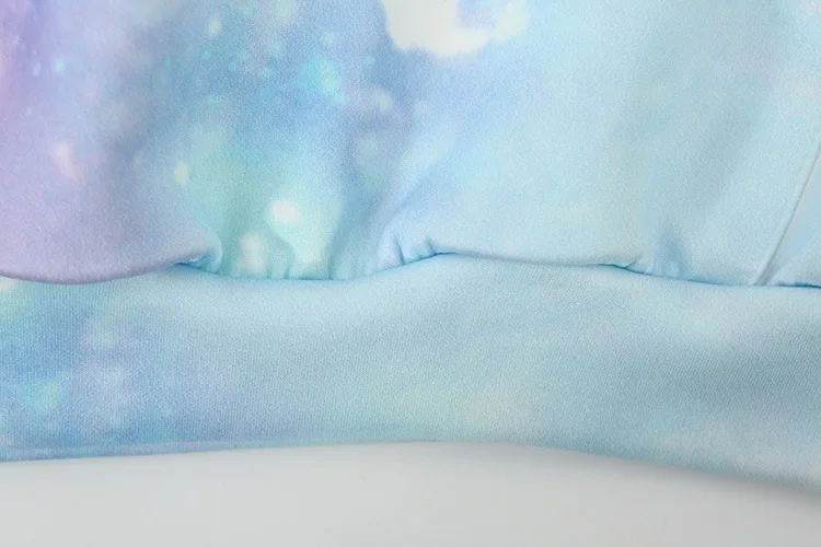 Для женщин Tie Dye цвет Толстовка зима 3D печатных повседневное плюс размеры Топ розовый свободные Galaxy узор над Размеры d пуловер