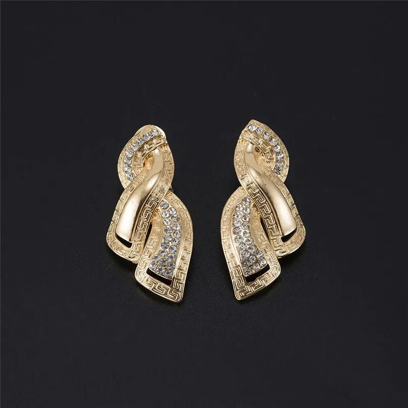 BAUS изысканный Дубай золотого цвета Ювелирные наборы Свадебные ювелирные изделия