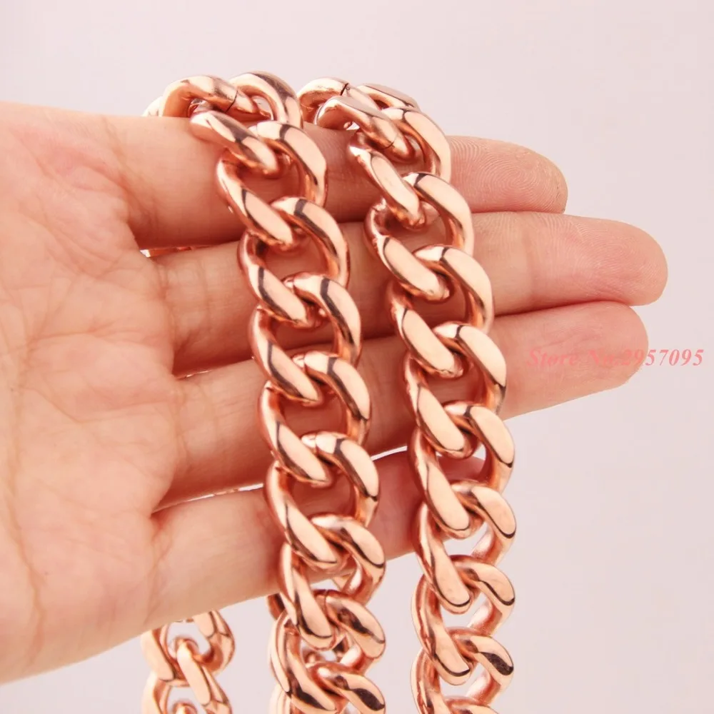 Ожерелье крупное из нержавеющей стали для мужчин Модная бижутерия в стиле