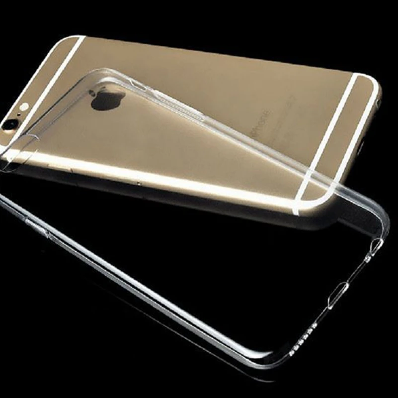 Прозрачный мягкий ТПУ чехол для iPhone 6 6S 8 Plus 7 5 5S силиконовый ультратонкий легкий