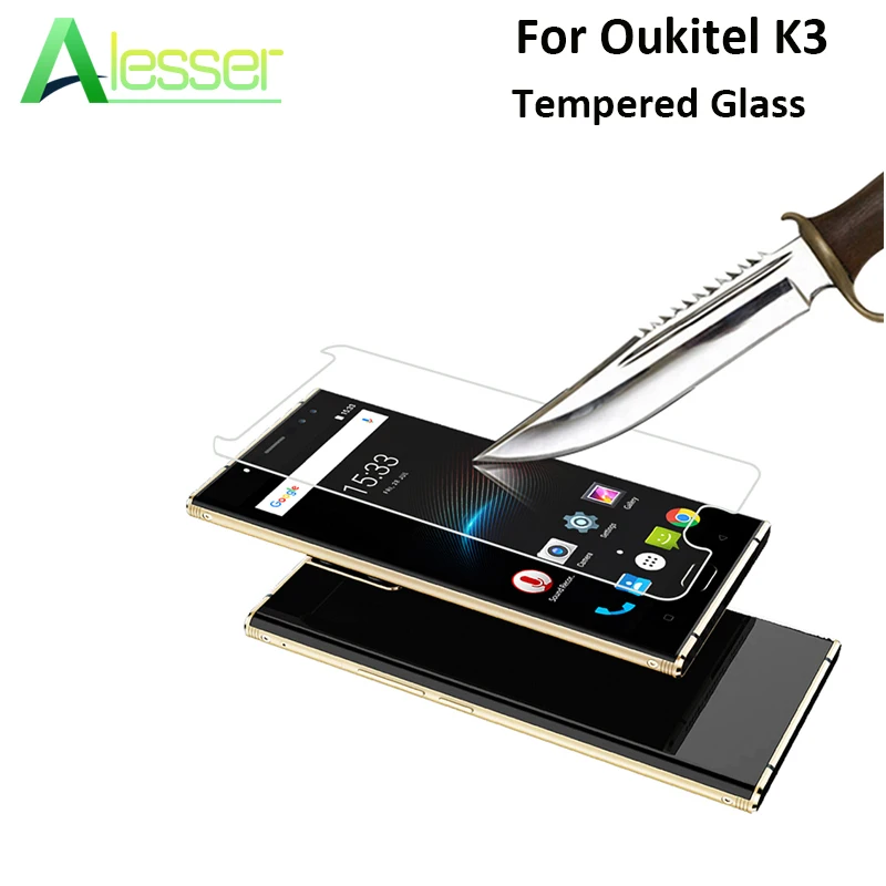 Alesser для Oukitel K3 закаленное Стекло пленка Экран Защитная Противоударная замена