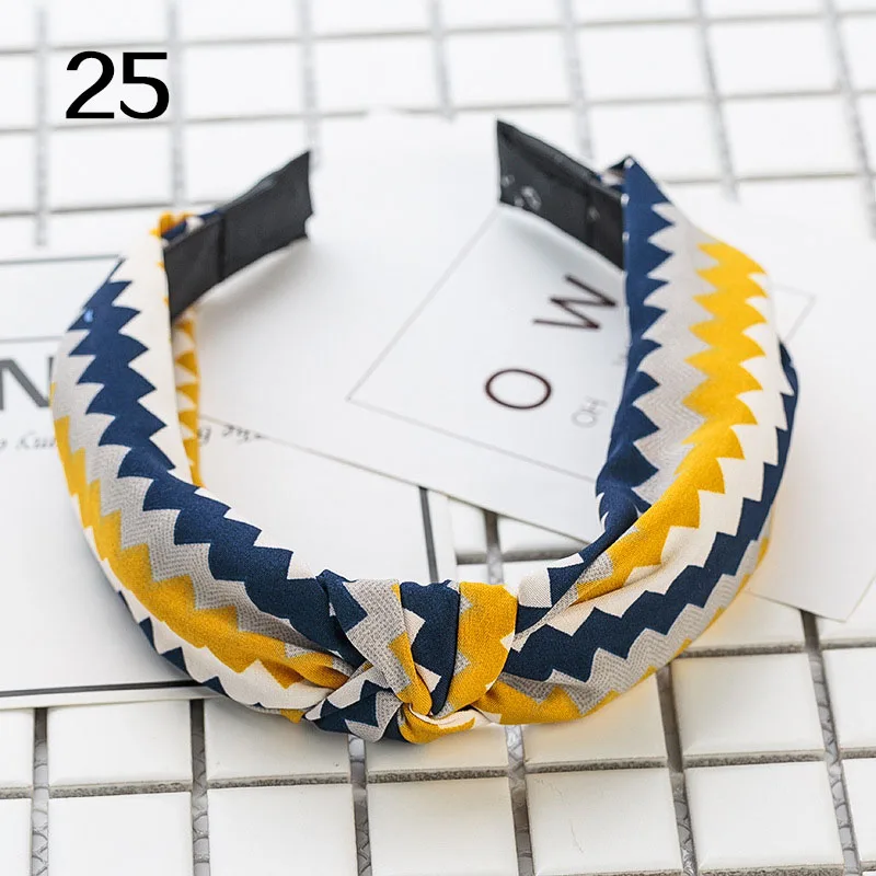 

Sale Newe Floral Knotted Fabric Girls headband For Women Face Hair Band Female Headwear Hair Accessory