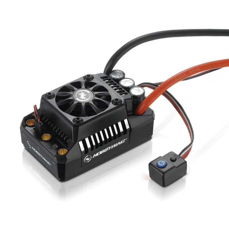 Бесщеточный 4-полюсный мотор HobbyWing 5687SL 1100KV с бесщеточным двигателем EzRun MAX6 V3 160A