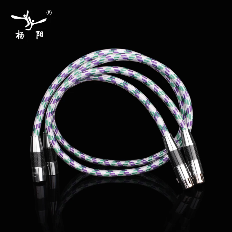 YYAUDIO одна пара C2 Hifi XLR кабель высокого качества OCC 2 аудио папа мама|audio cable|xlr cablexlr xlr