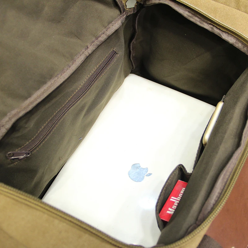 Винтажная дорожная сумка для мужчин вместительная холщовая сумочка-тоут на