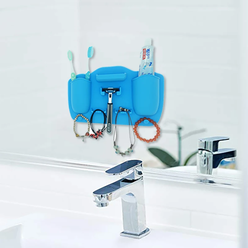 Аксессуары для ванной комнаты WALFOS силиконовая настенная подставка зубных щеток