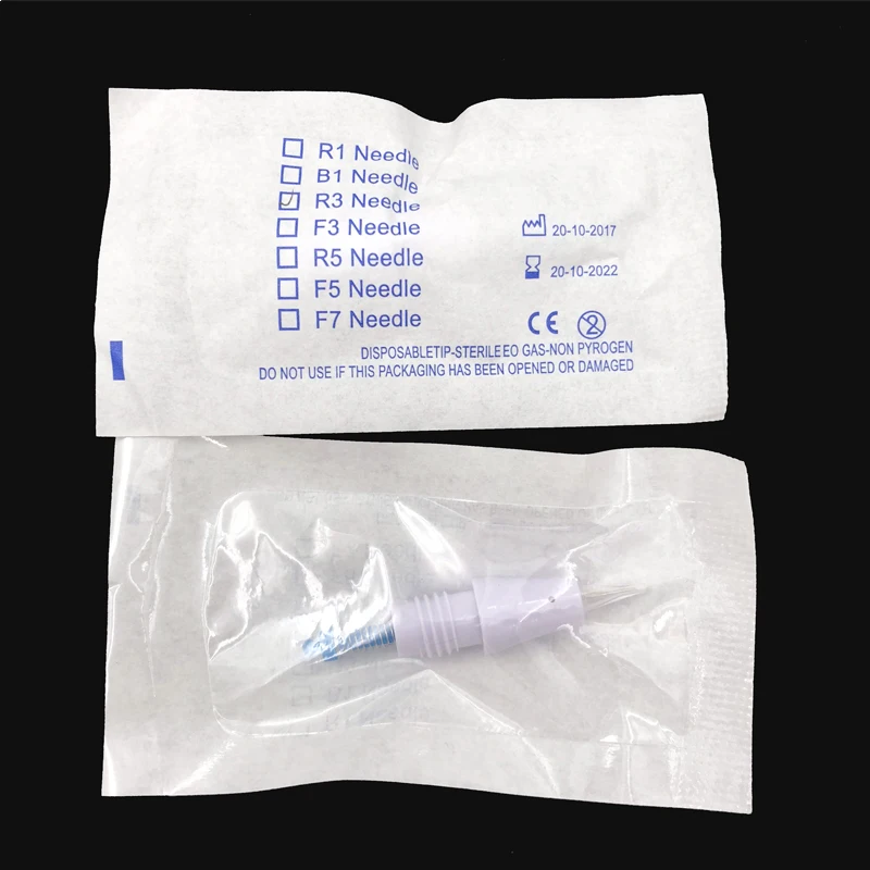 Artmex permanent Makeup needle 3 prong 3R 50pcs for eyebrow eyeline lip safety V6 V8 digital tattoo machine | Красота и здоровье