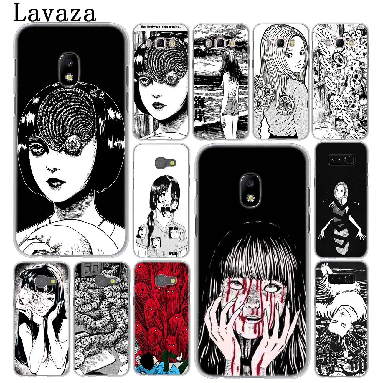 Lavaza Джунджи Ito футболки ужас жесткий чехол для телефона для samsung Galaxy J8 J7 Duo J6 J5 J4 Plus J2 J3 Prime ЕС и США
