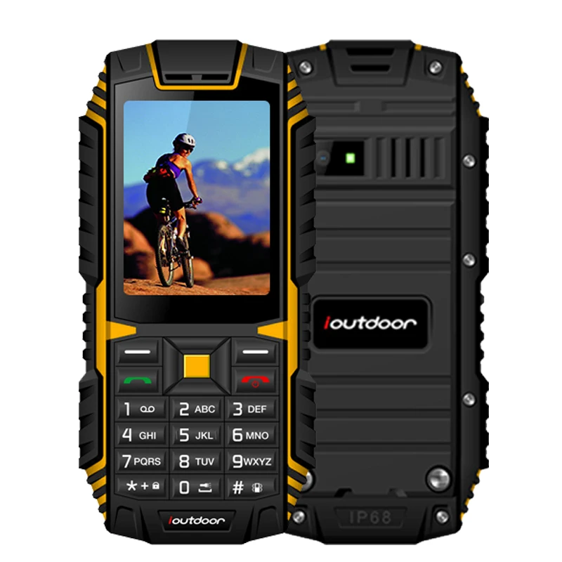 Iоткрытый T1 телефон с камерой MP3 MP4 FM IP68 водонепроницаемый пылезащитный Прочный